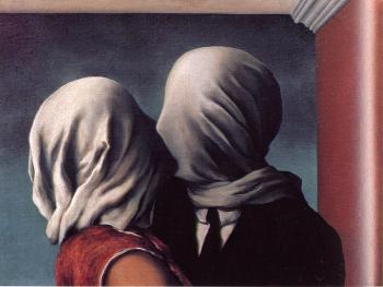 Rene Magritte : the lovers II